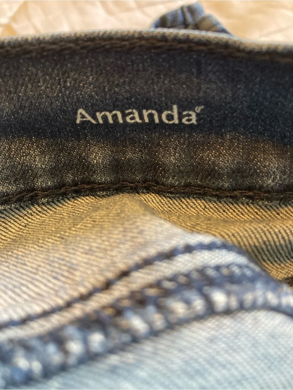 Gloria Vanderbilt Relaxed Capris Dark Blue Slimming Denim Jeans Womens Size 16 - Picture 4 of 15
